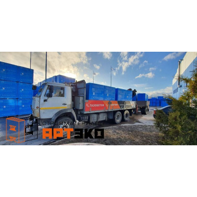 Газобетон ЕвроАэроБетон cтеновой прямой D600 625x250x300 мм #4