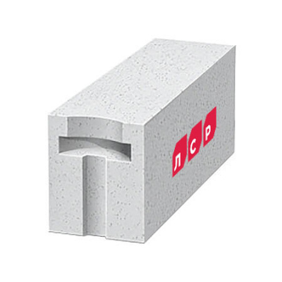 Блоки из газобетона ЛСР (СГЗ) D400 625х250х200 мм #1