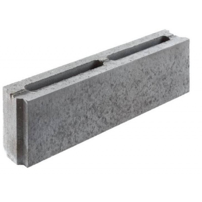 Камень перегородочный 490х80х188 мм СКЦ 2Р-15 бетонный #1