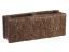 Камень облицовочный колотый СКЦ 2Л-9Р рядовой 380х120х140 мм темно-коричневый ##1