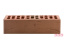 Кирпич лицевой керамический ЛСР пустотелый красный флэшинг рустик 250x120x65 мм ##11
