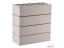Кирпич керамический облицовочный пустотелый ЛСР светло-серый гладкий 250x120x65 мм ##15