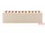 Кирпич керамический облицовочный пустотелый ЛСР белый гладкий 250x120x65 мм ##11