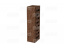 Кирпич клинкерный облицовочный пустотелый ЛСР Мюнхен коричневый береста 250х85х65 мм ##8