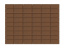 Тротуарная плитка Брусчатка 200х100х60 мм коричневая ##1