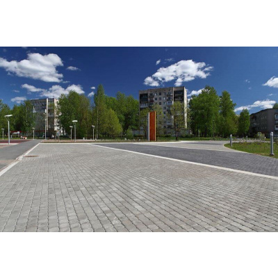 Тротуарная плитка Классика 115x115x60 мм серая #4