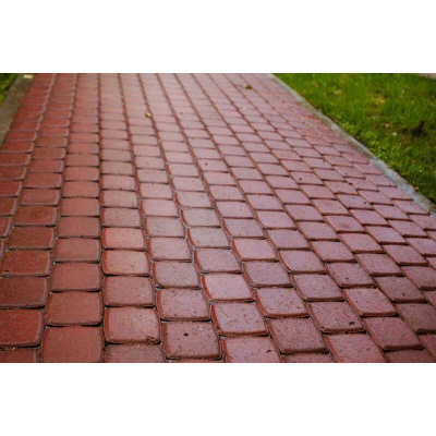 Тротуарная плитка Классика 115x115x60 мм красная #2
