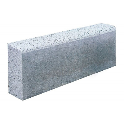 Бортовой камень садовый БР 50.20.8 StoneMix Мрамор 500х200х80 мм Выбор #1