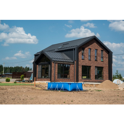 Кирпич ручной формовки облицовочный полнотелый Faber Jar Петровский штандарт черно-красный 215х102х65 мм #5