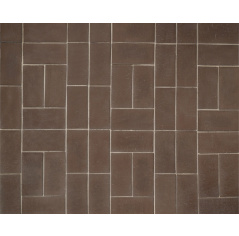 Клинкерная брусчатка Мюнхен коричневая 200x100x50 мм