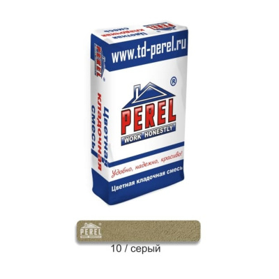 Цветная кладочная смесь PEREL SL 0010 серый 50 кг #1