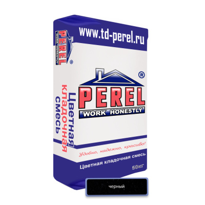 Цветная кладочная смесь PEREL SL 0065 черный 25 кг #1