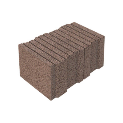 Камень керамзитобетонный стеновой Комфорт-400 200x400x190 мм половинка #3