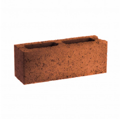 Камень бетонный стеновой СКЦ-2Р-8 380х120х140 красный