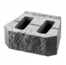 Подпорный камень колотый 395х270х152 (167) мм серый