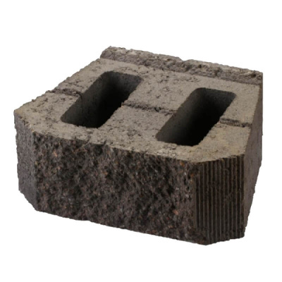 Подпорный камень колотый 395х270х152 (167) мм черный #1