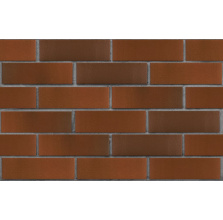 Кирпич облицовочный керамический ЛСР пустотелый красный темный флэшинг гладкий 250x120x65 мм