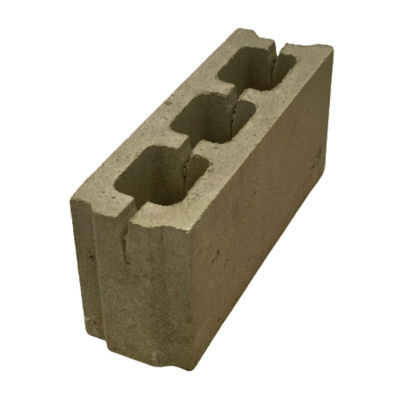Блок перегородочный 390x130x188 мм бетонный #1