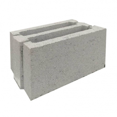 Блок перегородочный 400х160х188 мм бетонный #1
