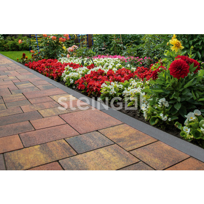 Бордюр Steingot садовый 1000х200х80 темно-коричневый #3