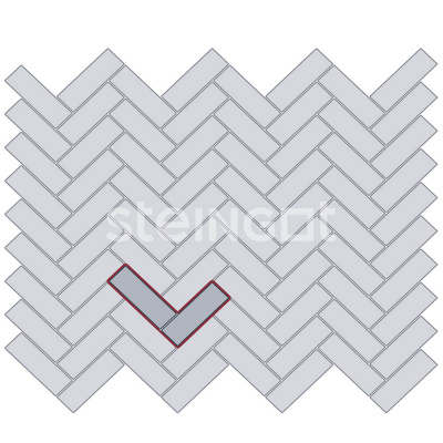 Тротуарная плитка Steingot Паркет Эмбер #2