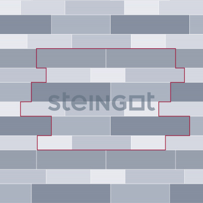 Тротуарная плитка Steingot Домино #4