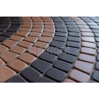 Тротуарная плитка Steingot Классика круговая бежевая #1