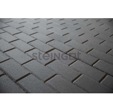 Тротуарная плитка Steingot Брусчатка 200х100х60 мм Черная (верхний прокрас)