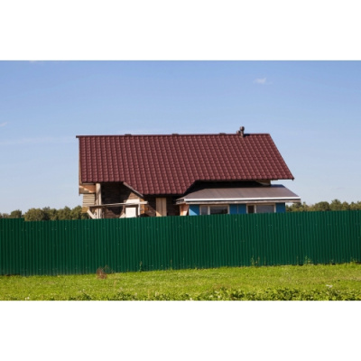 Металлочерепица Grand Line камея 0.5 Drap RAL 8017 шоколад #10