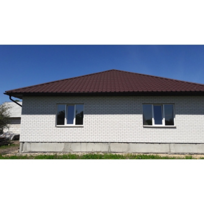 Металлочерепица Grand Line камея 0.5 Drap RAL 8017 шоколад #13