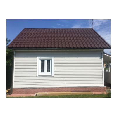 Металлочерепица Grand Line камея 0.5 Drap RAL 8017 шоколад #14