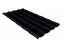 Металлочерепица Grand Line камея 0.5 Drap RAL 9005 черный ##2