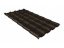 Металлочерепица Grand Line камея 0.5 Drap RR 32 темно-коричневый ##2