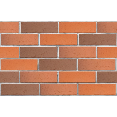 Кирпич клинкерный облицовочный пустотелый ЛСР Ричмонд красный флэш винтаж 250х85х65 мм #2
