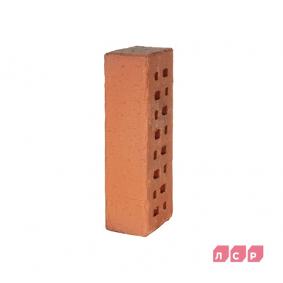 Кирпич клинкерный облицовочный пустотелый ЛСР Ричмонд красный флэш винтаж 250х85х65 мм #3