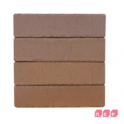 Кирпич клинкерный облицовочный пустотелый ЛСР Антверпен темно-терракотовый флэш винтаж 250х85х65 мм #2