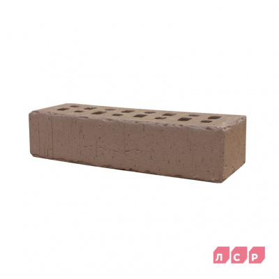 Кирпич клинкерный облицовочный пустотелый ЛСР Антверпен темно-терракотовый флэш винтаж 250х85х65 мм #5