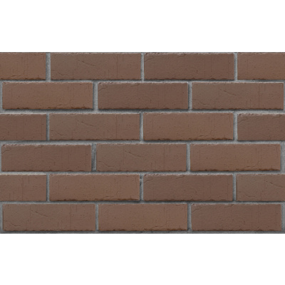Кирпич клинкерный облицовочный пустотелый ЛСР Кельн коричневый винтаж 250х85х65 мм #1