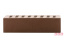 Кирпич клинкерный облицовочный пустотелый ЛСР Кельн коричневый винтаж 250х85х65 мм ##17