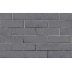 Кирпич клинкерный облицовочный пустотелый ЛСР Эльфюс серебристый гладкий 250х85х65 мм