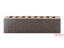 Кирпич клинкерный облицовочный пустотелый ЛСР Эльфюс серебристый гладкий 250х85х65 мм ##6