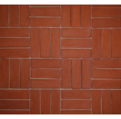Клинкерная брусчатка Лондон Лонг красная 250х80х50 мм