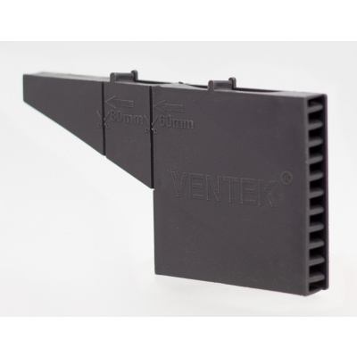 Вентиляционно-осушающая коробочка VENTEK универсальный формат, темно-серая #1