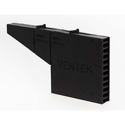 Вентиляционно-осушающая коробочка VENTEK универсальный формат, черная #1