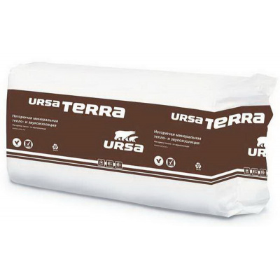 Утеплитель Ursa Terra 37 PN 50х610х1250 (15,25 м2/20 плит) #1