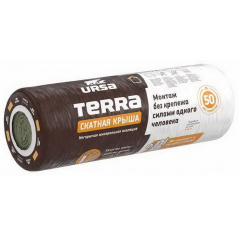 Утеплитель Ursa Terra скатная крыша 100х1200х4500 (5,4 м2/1 плита)