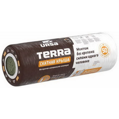 Утеплитель Ursa Terra скатная крыша 180х1200х3500 (4,2 м2/1 плита) #1