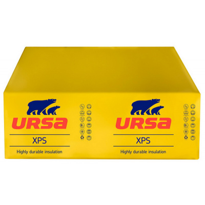 Утеплитель Ursa XPS N-III 100х600х1180 (2,83 м2/4 плиты) #1