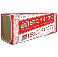 Утеплитель Isoroc Изовент-Л 1000х500х50 (4,0 м2/8 плит)