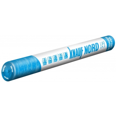 Гидро- и пароизоляционная плёнка KNAUF NORD Vapor Barrier 1.2х12.5 #1
